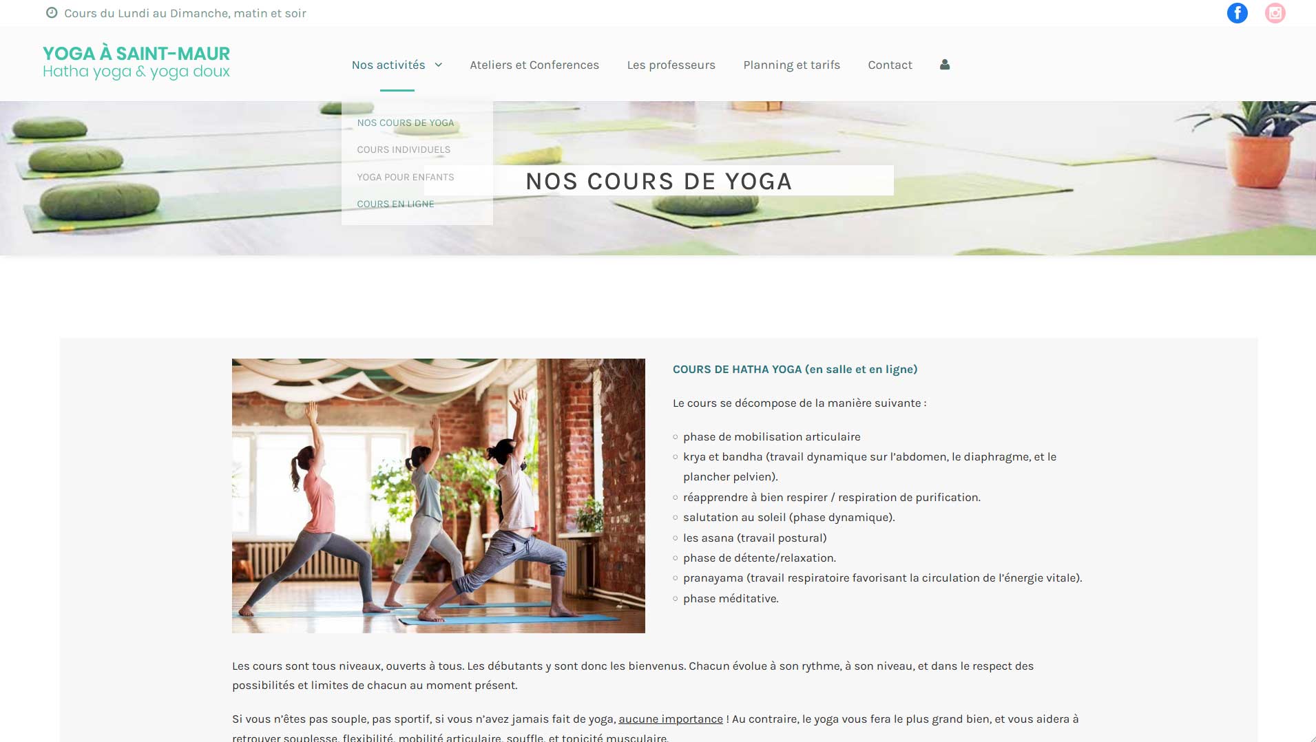 Image portfolio Yoga Saint-Maur