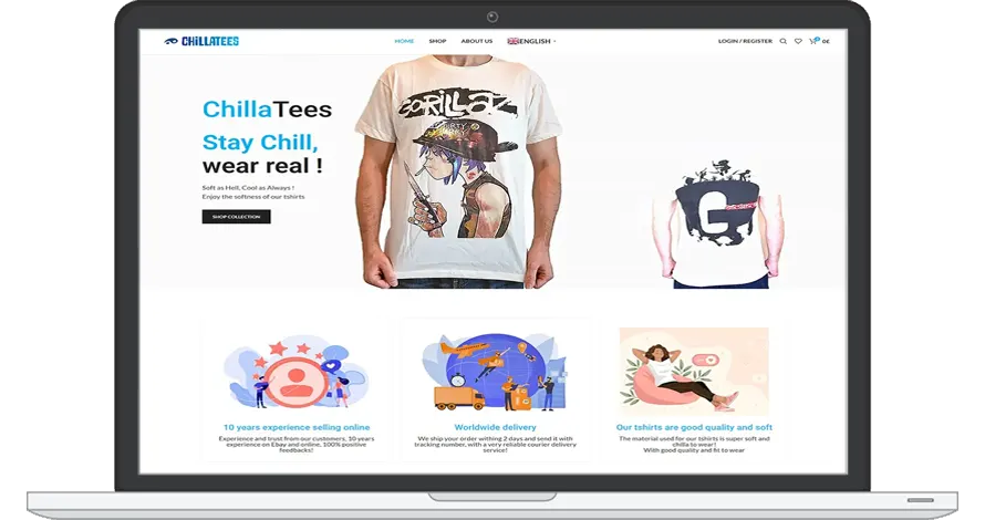 Image du site ChillaTees