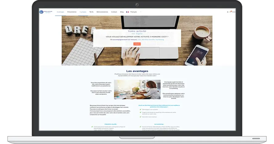 Image du site Votre activité en ligne