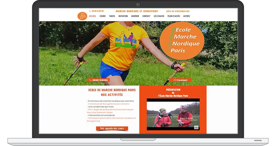 Image du site Ecole Marche nordique Paris