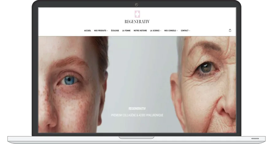 Image du site Regenerativ beauty