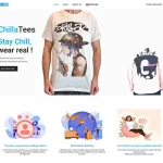 Site ecommerce ChillaTees